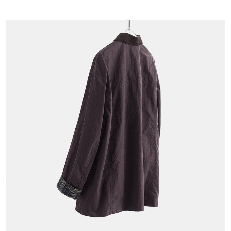 Damen Urbane Utility-Jacke mit hohem Kragen Shop Nory