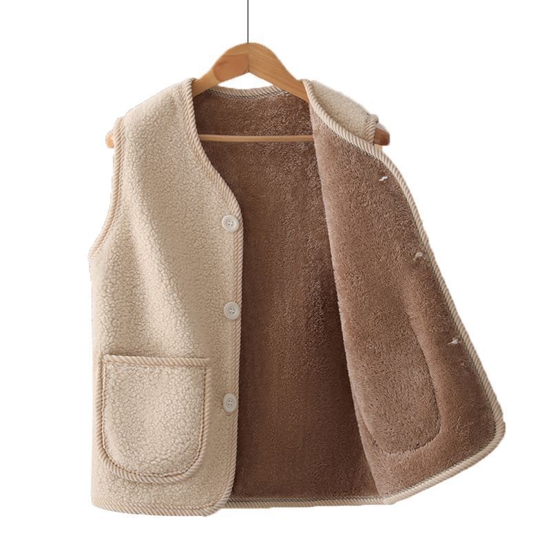 Damen Kuschelige Weste aus Teddyfleece Shop Nory