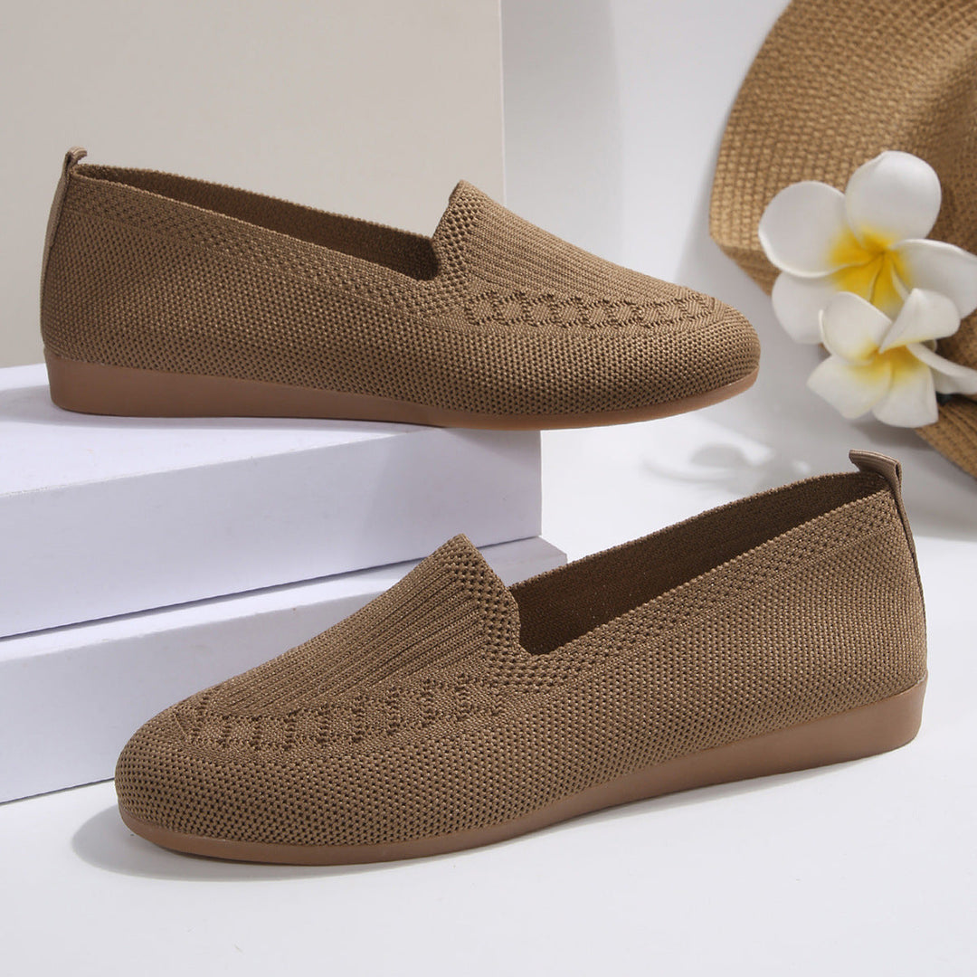 Damen Atmungsaktive Slip-On Ballerinas mit flexiblem Design Shopnory