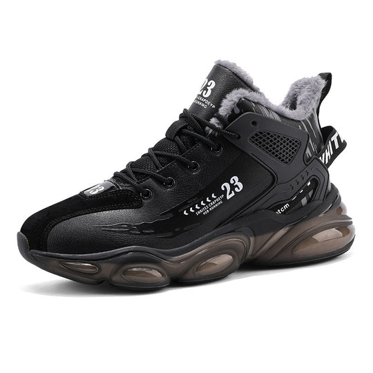 Herren Gefütterte Chunky-Sneaker mit sichtbarer Luftkissen-Zwischensohle und Teddyfutter Shopy Nory