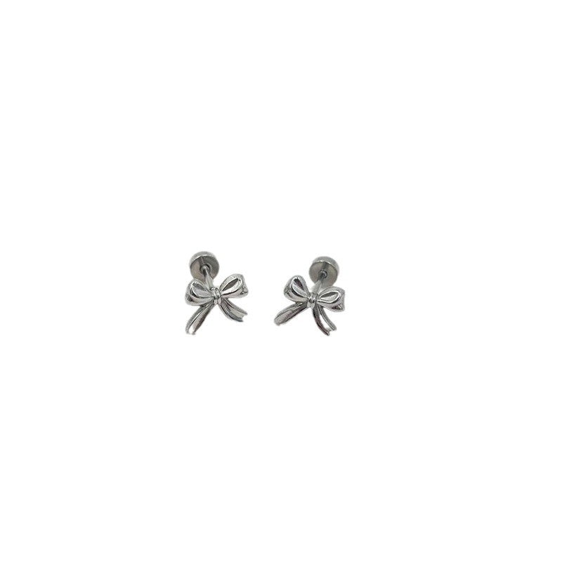 Damen Ohrstecker mit elegantem Schleifen-Design Shop Nory