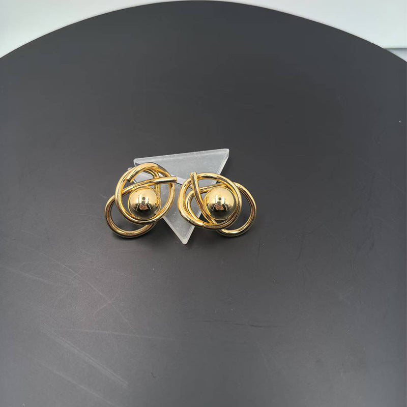 Damen Ohrringe mit eleganten Kugelanhängern Shop Nory