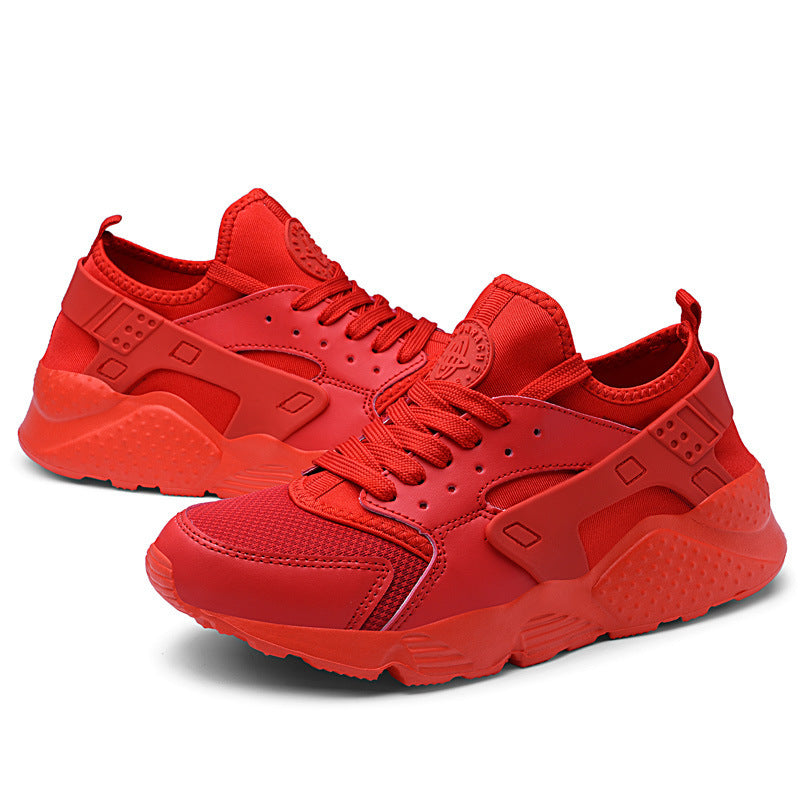 Damen sportliche Sneaker mit atmungsaktiver Oberflächenstruktur und rutschfester Sohle