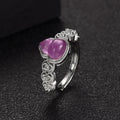 Damenring mit kunstvollem Herzdesign und elegantem Zirkonia Shop Nory