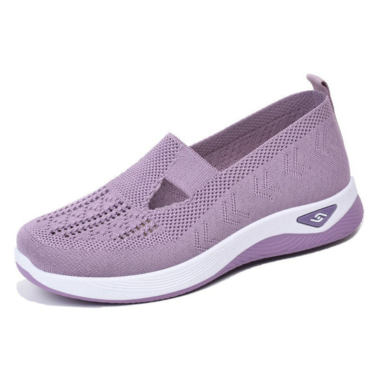 Damen nan leichte gestrickte Slipper mit orthopädischer Komfortsohle Shop Nory