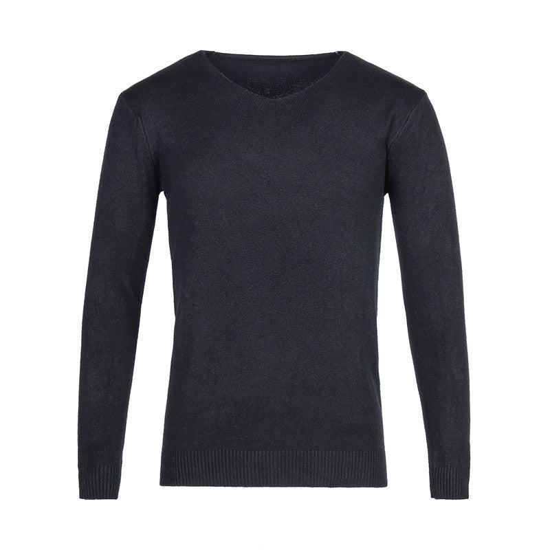 Herren klassischer V-Ausschnitt Pullover