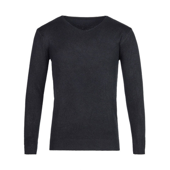 Herren klassischer V-Ausschnitt Pullover