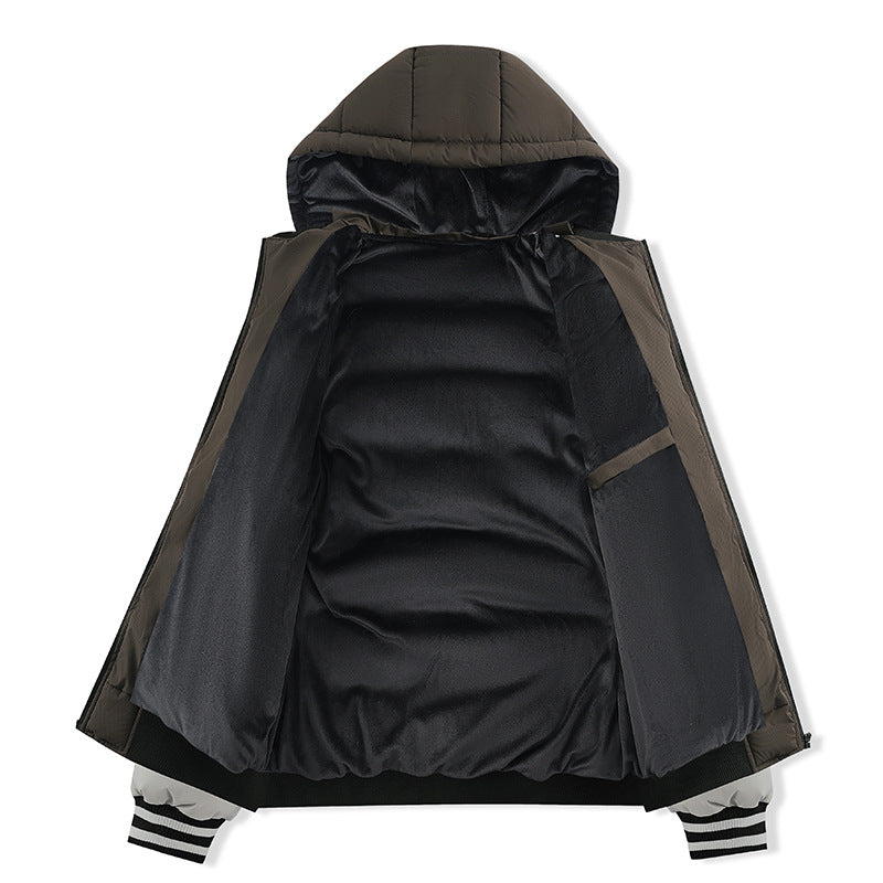Herren Sportliche Steppjacke mit hohem Kragen und Reflektierenden Details Shop Nory