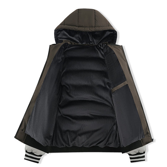 Herren Sportliche Steppjacke mit hohem Kragen und Reflektierenden Details Shop Nory
