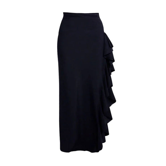 Damen Badeanzug mit modischem Off-Shoulder Design und eleganter Rüschen-Maxiröhre Shopnory