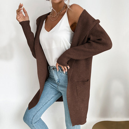 Damen Lässiger Strickmantel Shop Nory