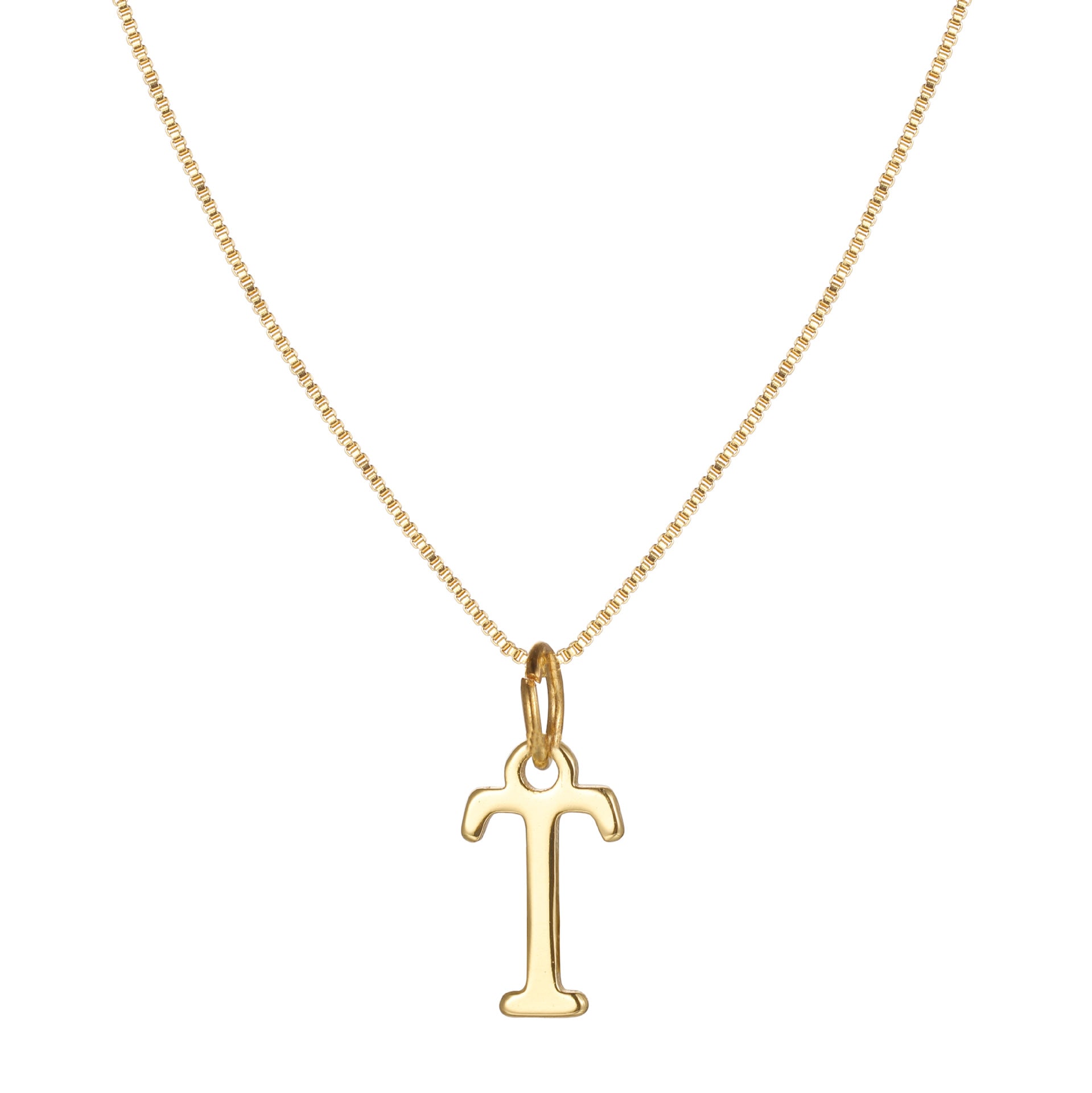 Damen Halskette mit modischem Initial-Anhänger in elegantem Design Shop Nory