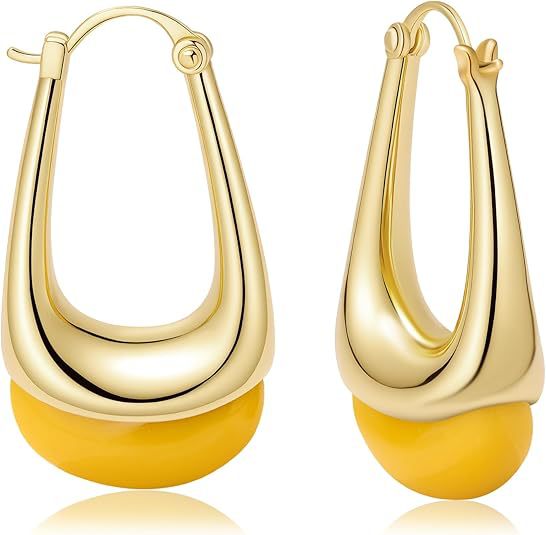 Damen Ohrhänger mit elegantem Tropfen-Design und luxuriösem Goldfinish Shop Nory