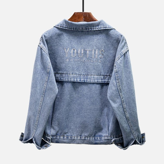 Damen Modische Jeansjacke Shop Nory