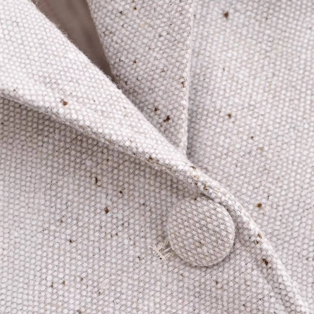 Damen Taillierter Bouclé‑Blazer mit Wiener Nähten und verdeckter Knopfleiste Shop Nory