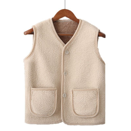 Damen Kuschelige Weste aus Teddyfleece Shop Nory