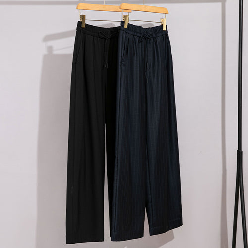 Damen weite Palazzo-Hose mit elastischem Bund und Tunnelzug Shop Nory