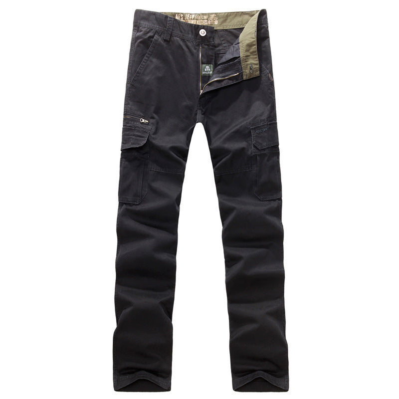 Herren Robust-elastische Canvas-Cargohose mit verstärkten Kniepartien und Multifach-Taschen Shop Nory