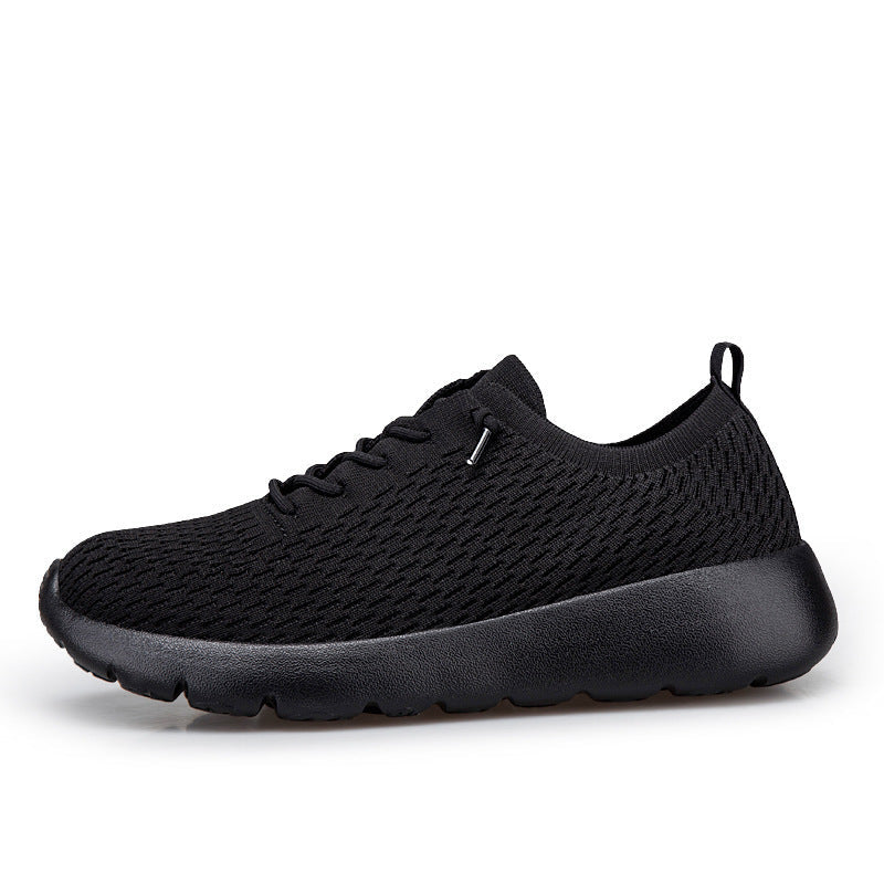 Damen Leichte und flexible Strick-Sneaker mit rutschfester Sohle