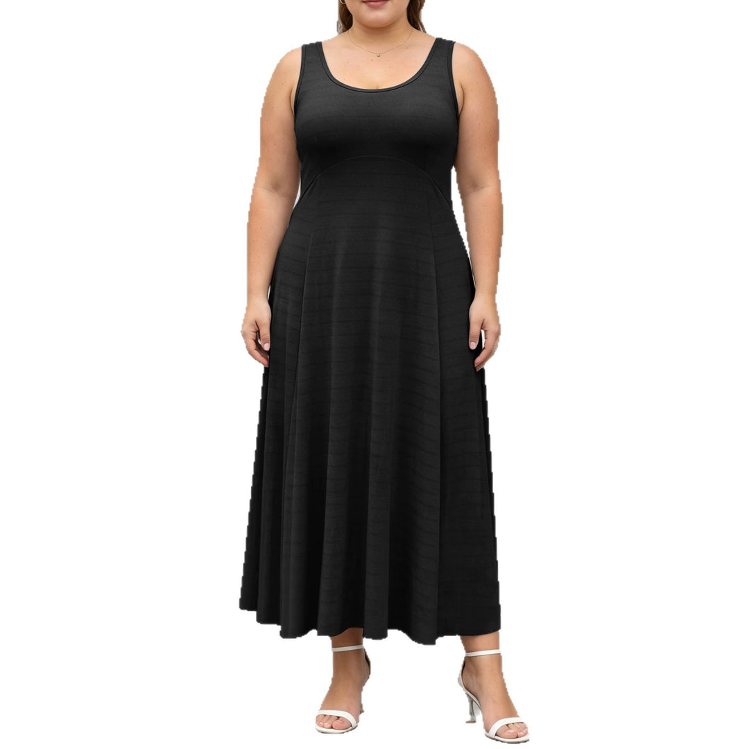 Damen Fließendes Maxikleid mit taillenbetonter A-Linie und breiten Trägern Shopy Nory