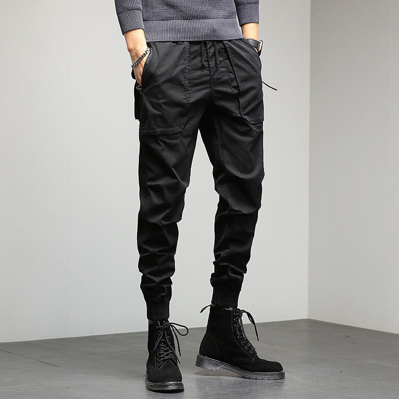 Herren Cargo-Joggerhose mit Utility-Taschen und elastischem Bündchen Shop Nory