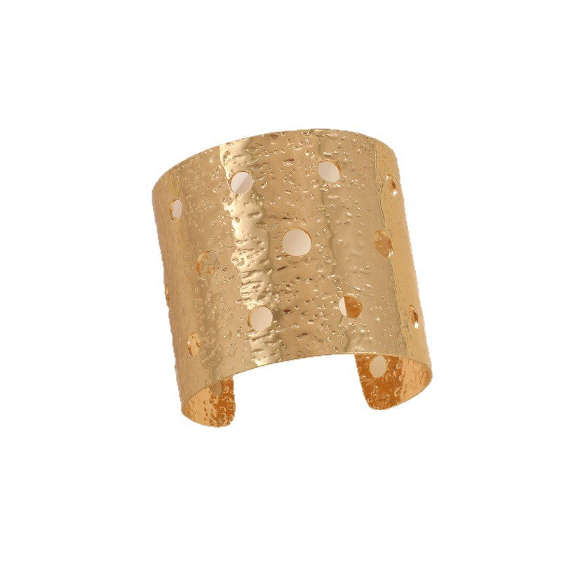 Damen Offener Armreif mit hochwertiger Struktur und glänzender Oberfläche Shop Nory