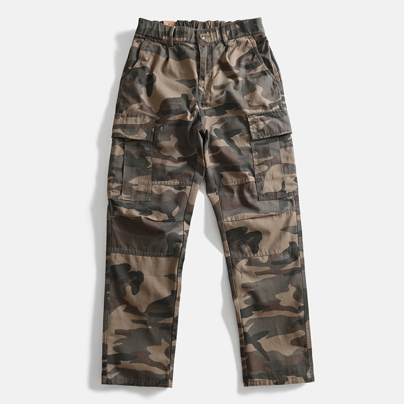 Herren Cargohose im Military-Look mit Mehrfachtaschen und geradem Schnitt Shop Nory