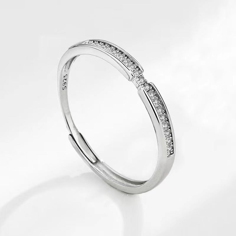 Damen Ring mit modernem, strukturiertem Design Shop Nory
