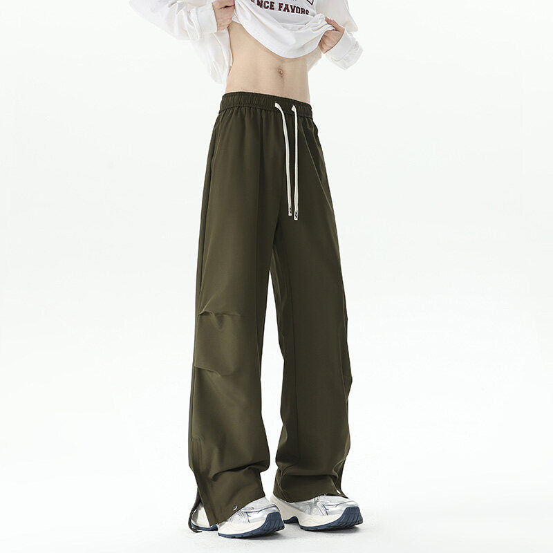 Damen Weite Cargo-Loungehose mit elastischem Bund, Tunnelzug und verstellbarem Saum Shop Nory