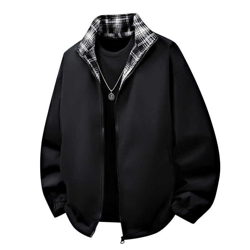 Herren Freizeitjacke mit kariertem Innenfutter Shop Nory