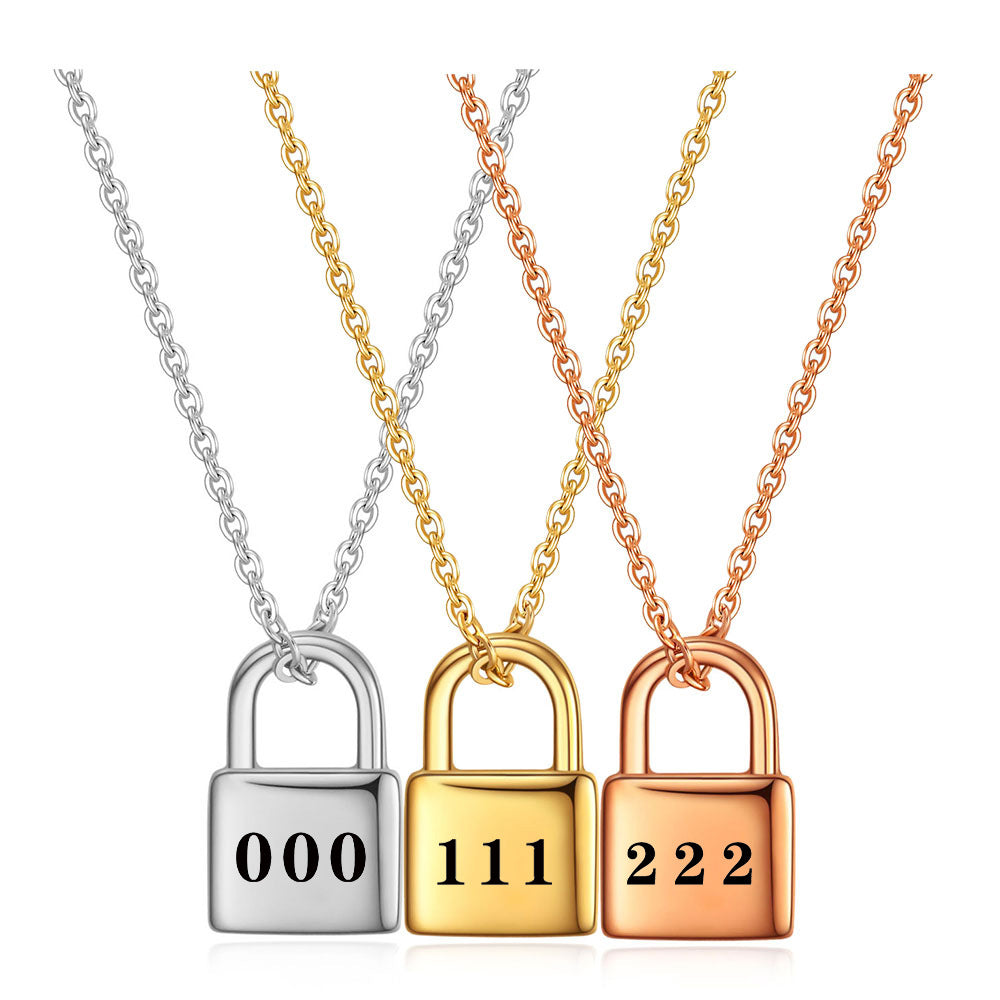 Damen Halskette mit einzigartigem Schlossanhänger und stilvollem Design Shop Nory