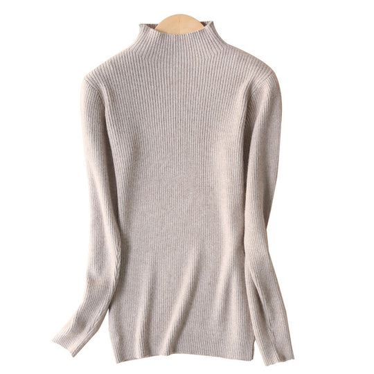 Damen Figurbetonter Feinstrick-Rollkragenpullover mit extrafeiner Rippenstruktur und kaschmirweicher Haptik Shop Nory