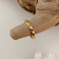 Damen Bunte Blumen Design Stapelring Shop Nory
