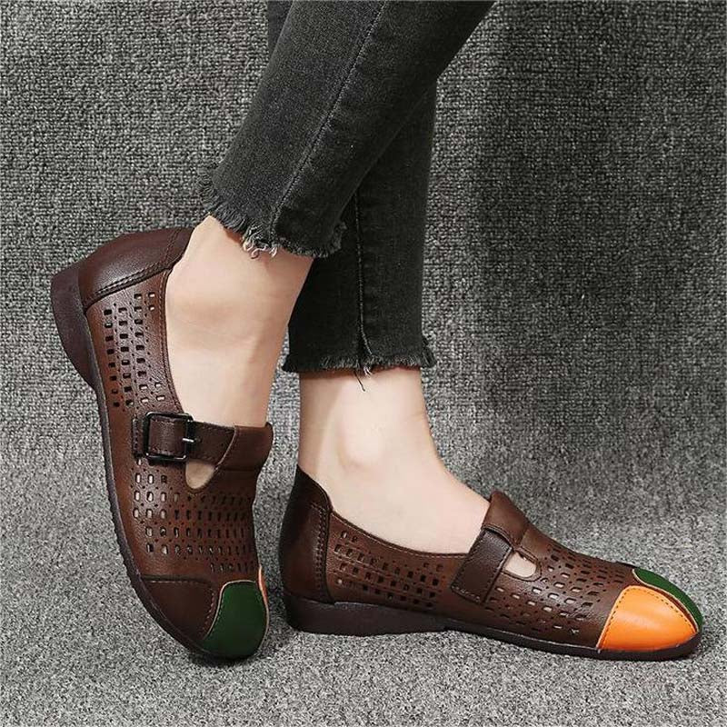 Luftige Damensandalen mit Schnalle – Zoë