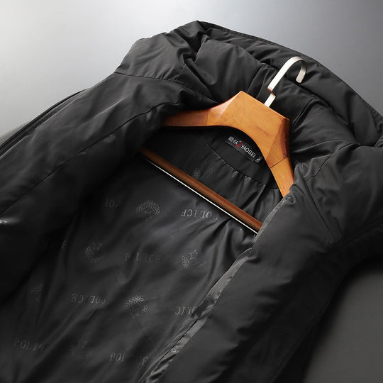 Herren Wattierter Langparka mit Kapuze und winddichtem Schutz Shop Nory
