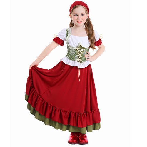 Damen nan traditionelles Trachtenkostüm Dirndl-Set mit geschnürtem Mieder und vollem Stufenrock Shop Nory