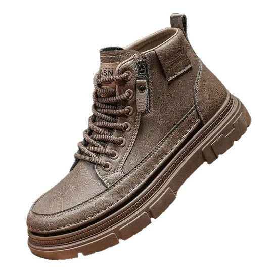 Herren Chunky-Boots mit Reißverschluss, gepolstertem Schaft und profilierter Sohle Shop Nory