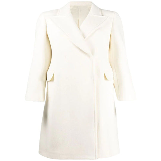 Damen Clean-Cut Longmantel mit überschnittenem Revers und klarer Tailoring‑Silhouette Shop Nory