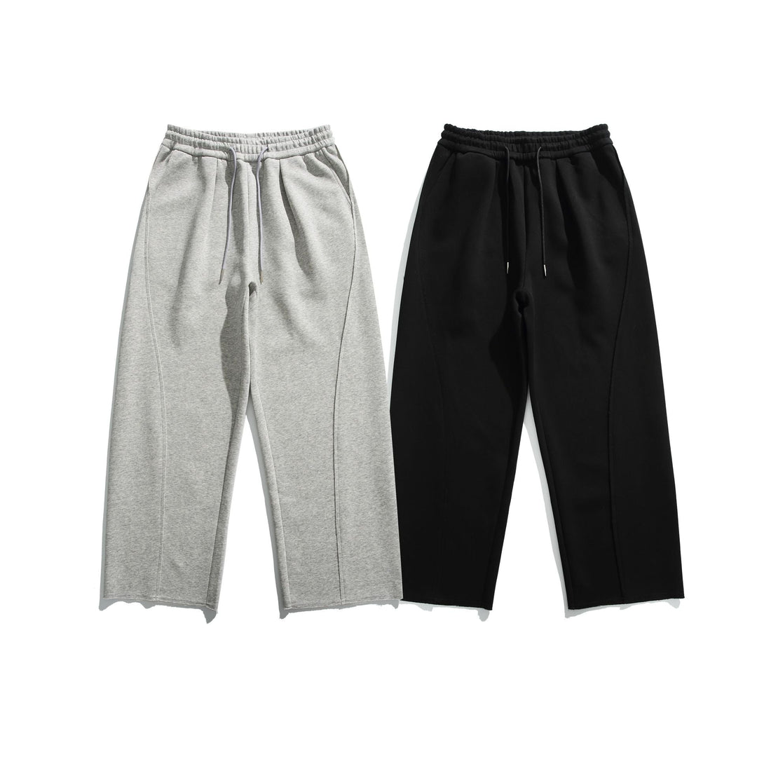 Damen Cropped-Sweatpant mit rohem Saum, elastischem Bund und seitlichen Eingrifftaschen Shop Nory