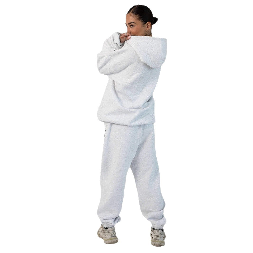 Damen nan lässige Sweatpants mit hohem Bund, seitlichen Eingrifftaschen und elastischen Bündchen Shop Nory