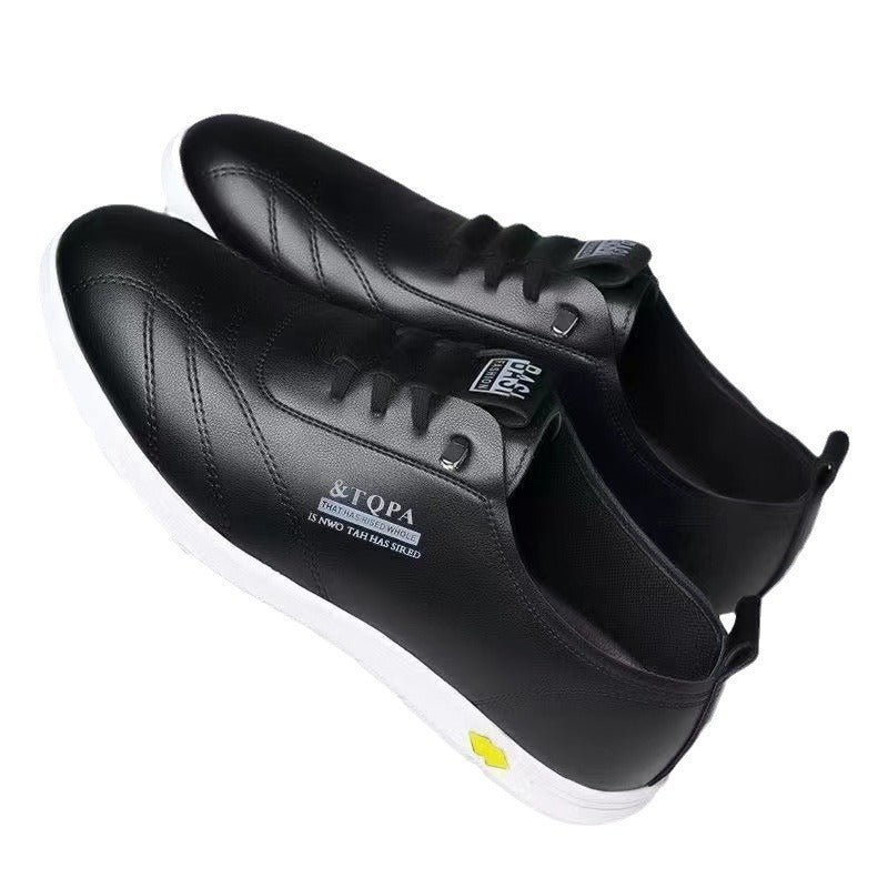 Herren Bequeme Leder Sneakers mit rutschfester Sohle
