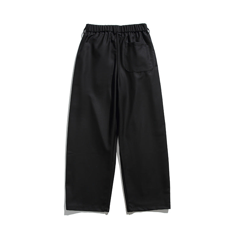 Herren Weite Bundfalten-Hose mit elastischem Tunnelzugbund und Cropped-Schnitt Shop Nory