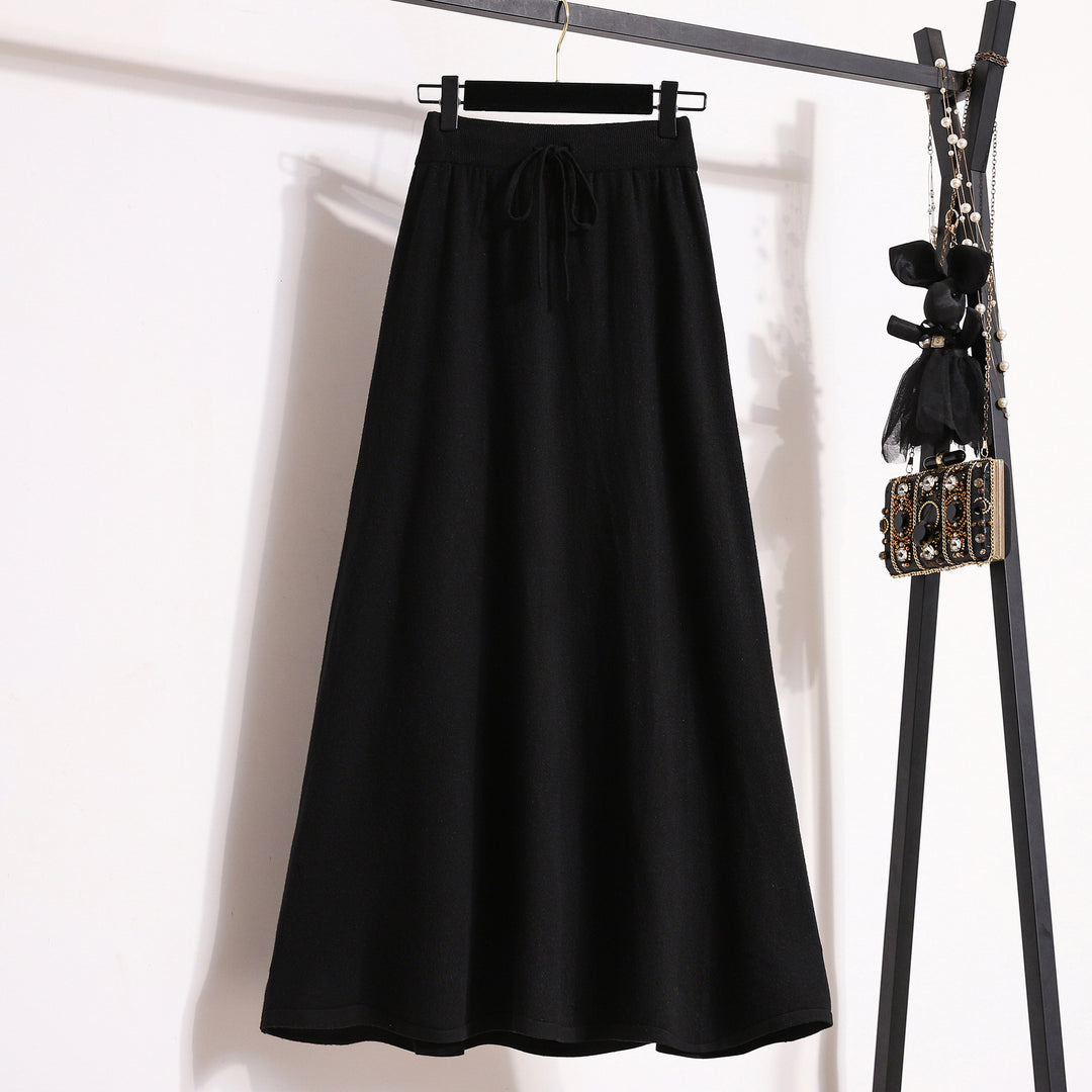 Damen Langer, schwingender Freizeitrock Shop Nory