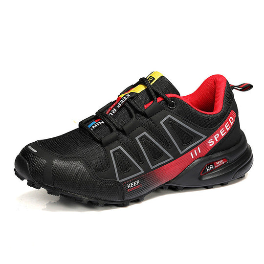 Herren nan robuster Trailrunning-Laufschuh mit stoßdämpfender EVA-Zwischensohle und griffiger Profillaufsohle