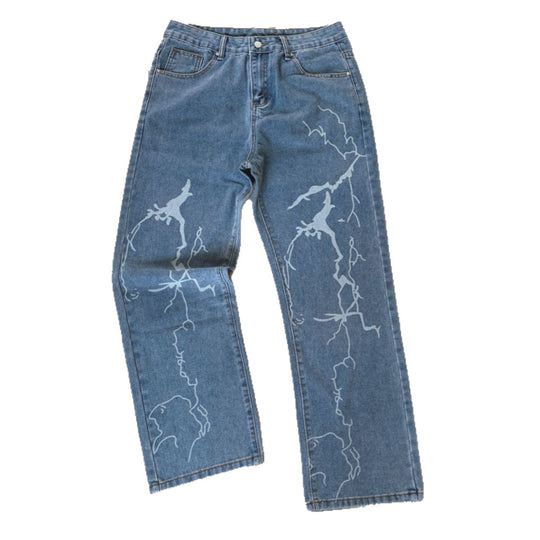 Damen Stylish Baggy Jeans Shop Nory