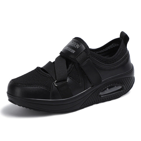 Damen Bequeme und luftige Sneakers mit verstellbarem Klettverschluss