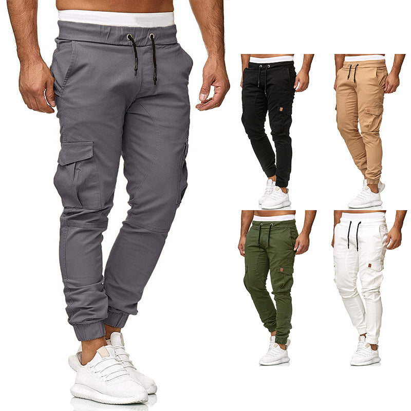 Herren Cargo-Jogginghose mit elastischem Bund und praktischen Seitentaschen Shopnory