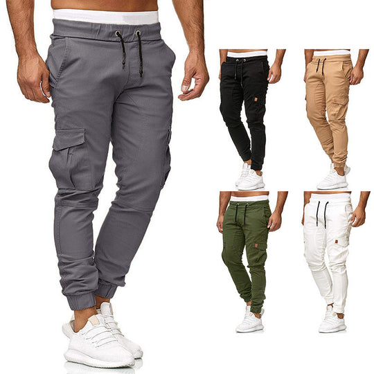 Herren Cargo-Jogginghose mit elastischem Bund und praktischen Seitentaschen Shopnory