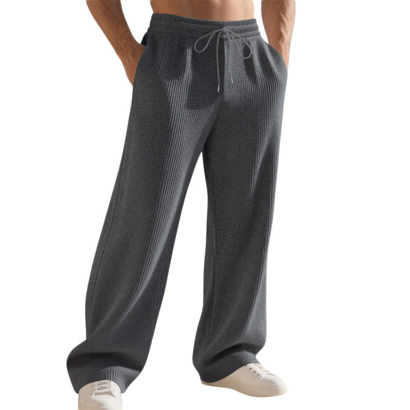 Herren Relaxed-Fit Strick-Jogginghose mit feiner Rippstruktur Shop Nory