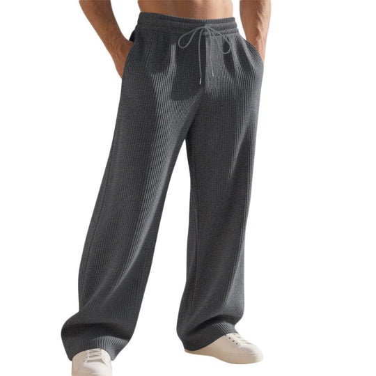 Herren Relaxed-Fit Strick-Jogginghose mit feiner Rippstruktur Shop Nory